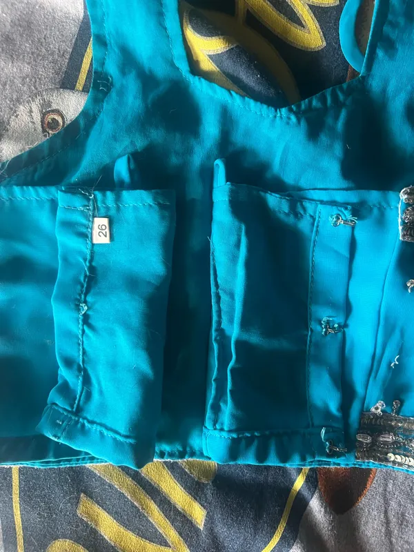sequin blue top Size XS - Image 3