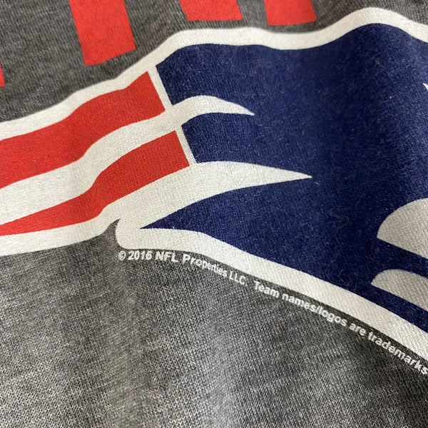 New England Patriots Shirt Adult Medium Blue Football Team Apparel 2016 NFL Mens - Image 3