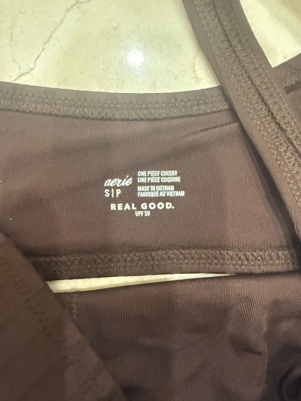 Aerie Brown One-Piece Swimsuit - Image 2