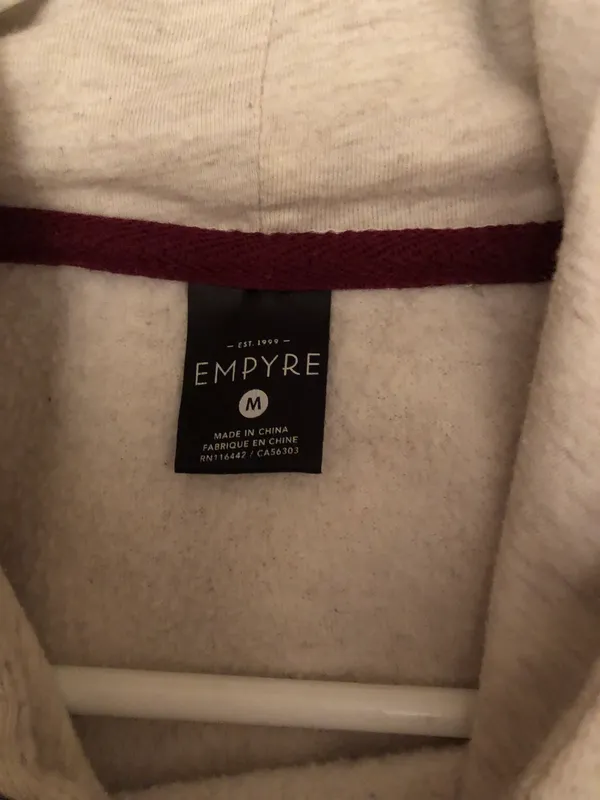 Empyre Beige Pullover Hoodie - Image 3