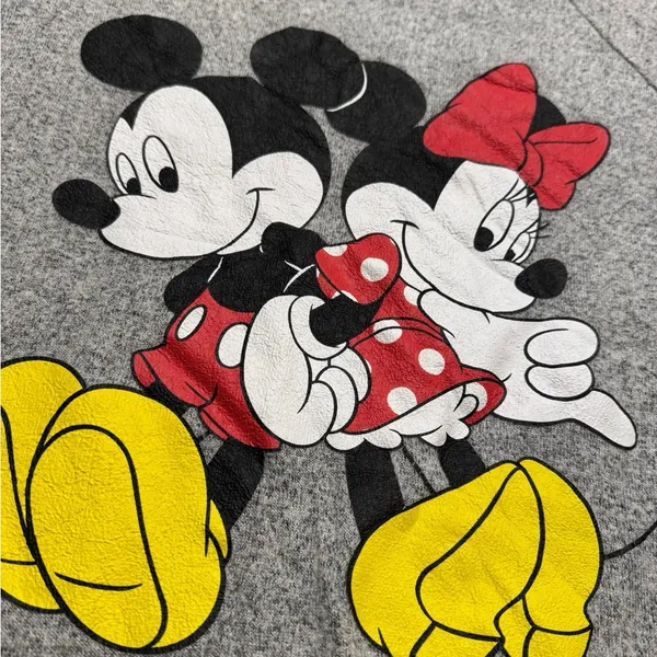 🐭✨ Disney Mickey & Minnie‎ Gray Graphic Sweatshirt ✨🐭 - Image 2
