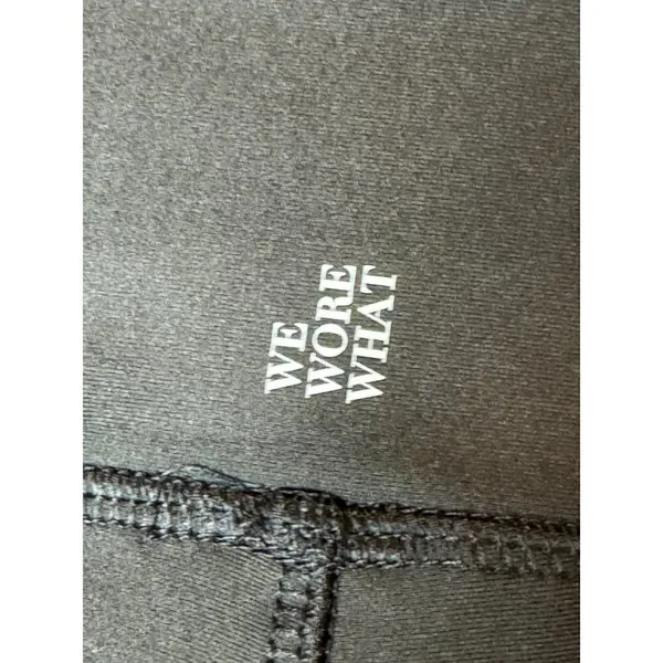 WEWOREWHAT Black Lace Up Biker High Rise‎ Athletic Shorts Size S NWT - Image 6
