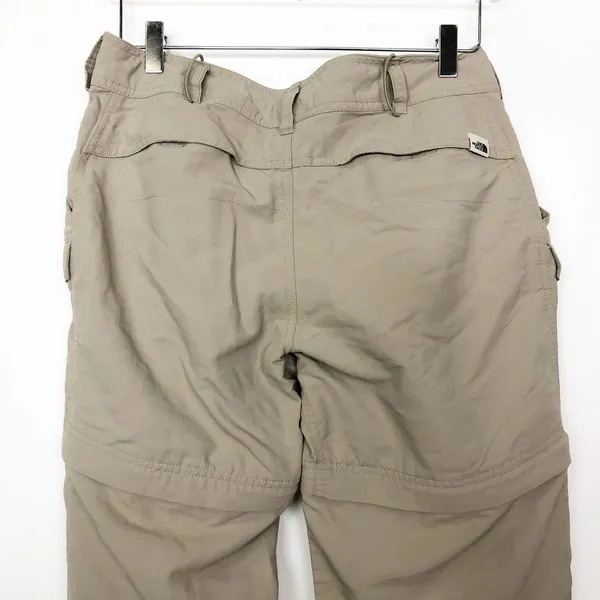 Women's Tan Convertible Hiking Pants 8 - Image 3