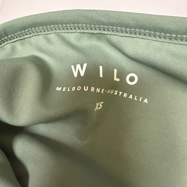 WILO Australia Olive Green Sports Bra Tank Top - Women Size Extra‎ Small - Image 3