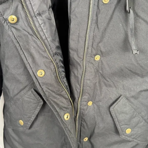 NWT Buffalo David‎ Bitton Down Parka Women's S Black Hooded Winter Coat - Image 4