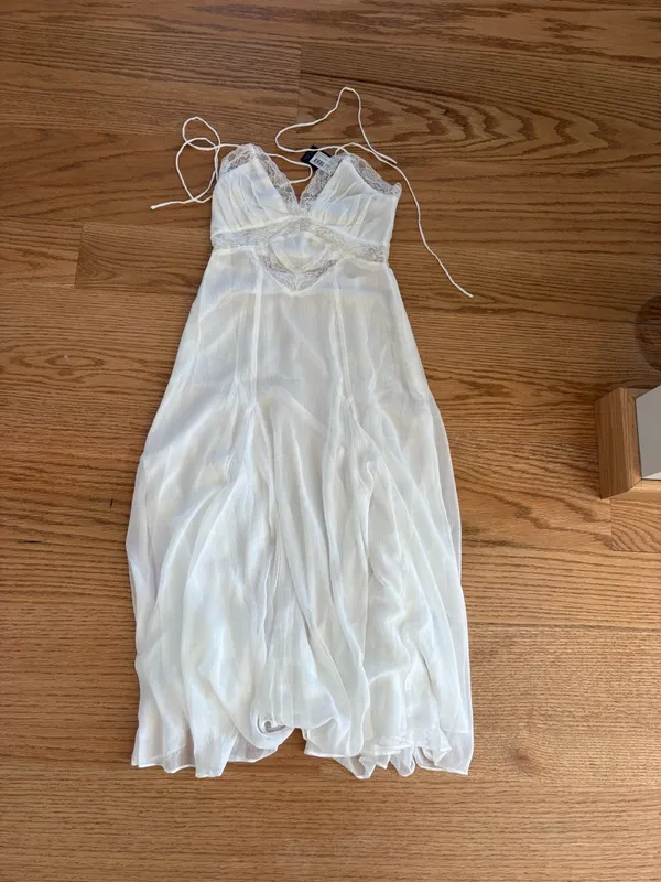 Lioness white midi dress - Image 2