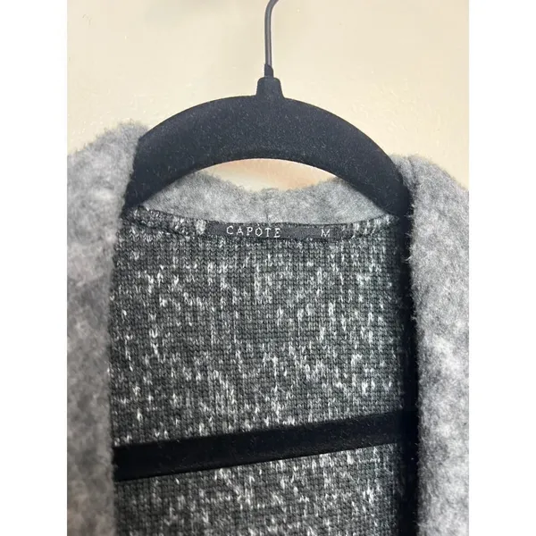 Anthropologie Capote Grey Sweater Vest Sz. M - Image 3