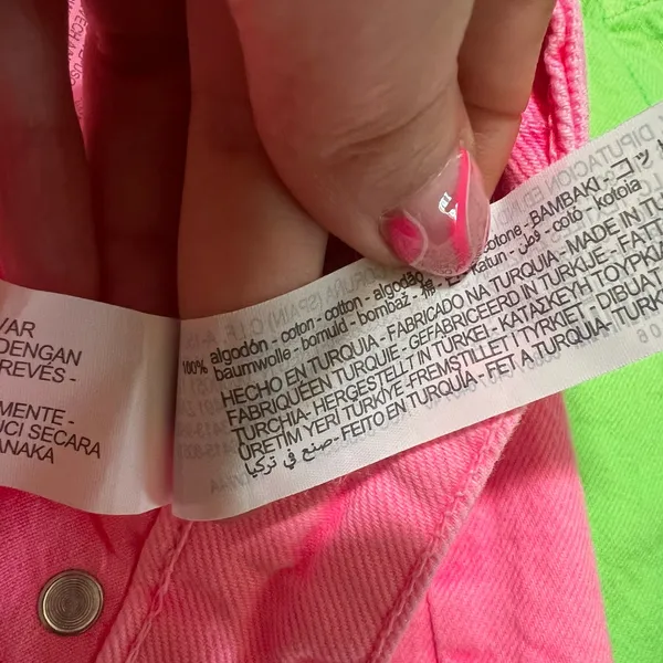 Zara the boogie pant super wide leg mid-rise full length Jeans PINK NEW 40 US8 - Image 9