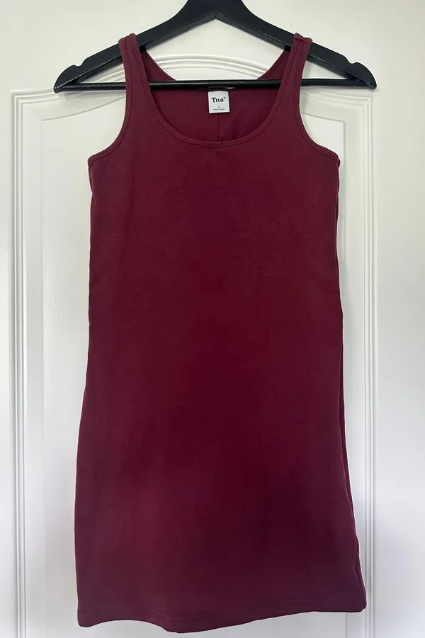 Aritzia Burgundy Dress - Image 2