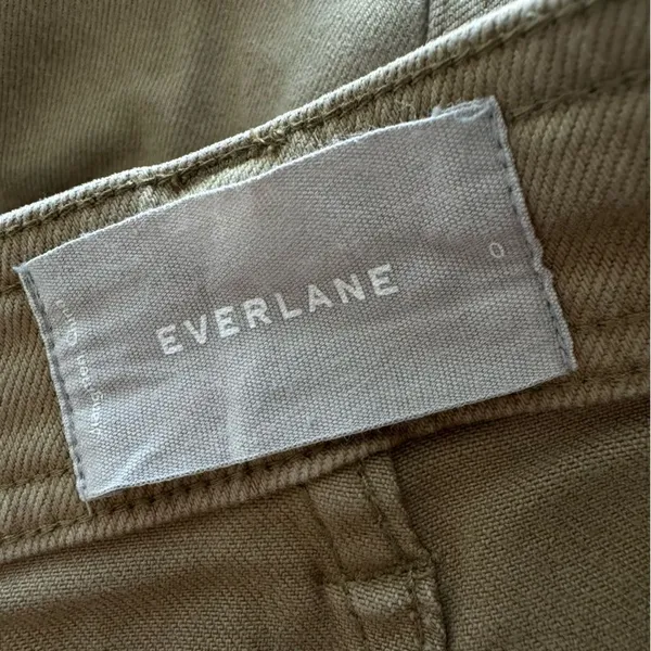 Everlane Wide Leg Crop Pants Patch Pockets - Image 7
