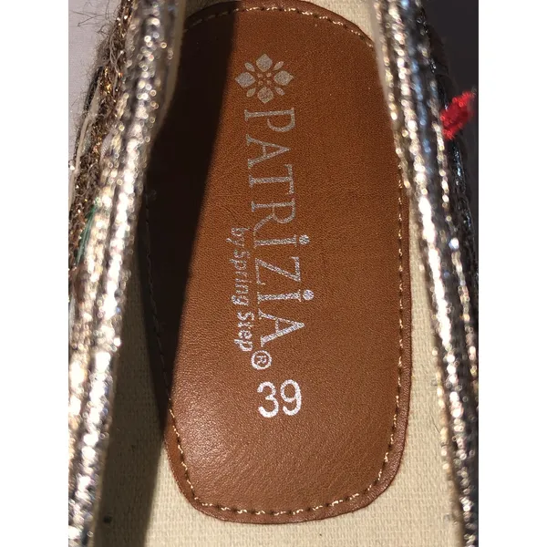 Patrizia Spring Step Maylis Embroidered Espadrilles Size 39 8-8.5 Boho Flats - Image 7