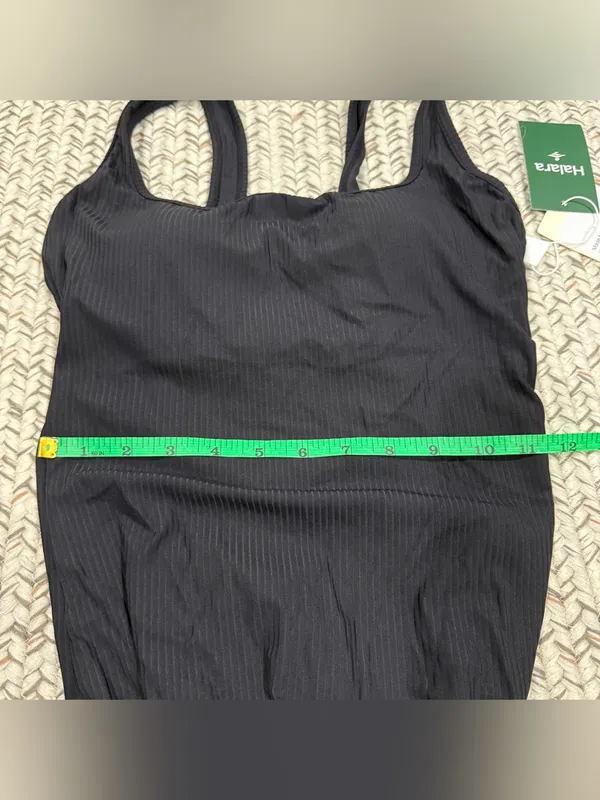 NWT Halara Black Ribbed Bodysuit - Image 9