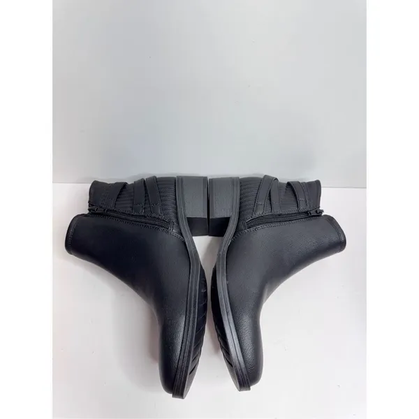 BareTraps Boots‎ Size 5.5 Black Ankle Booties Rider Style Block Heel NEW - Image 11