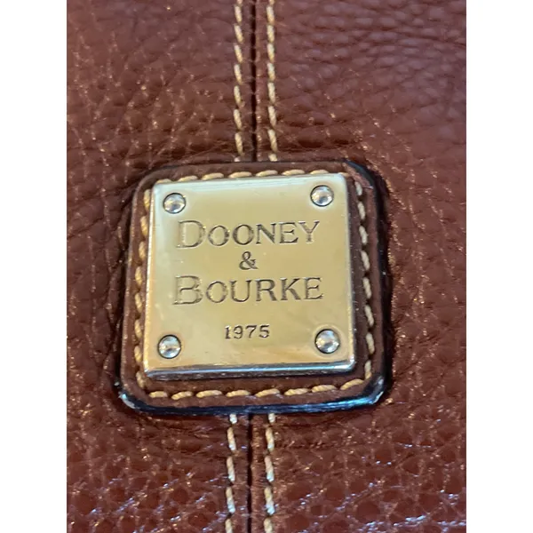 DOONEY & BOURKE Frederica Bag Pebbled Leather Tan Purse Shoulder / Crossbody - Image 6