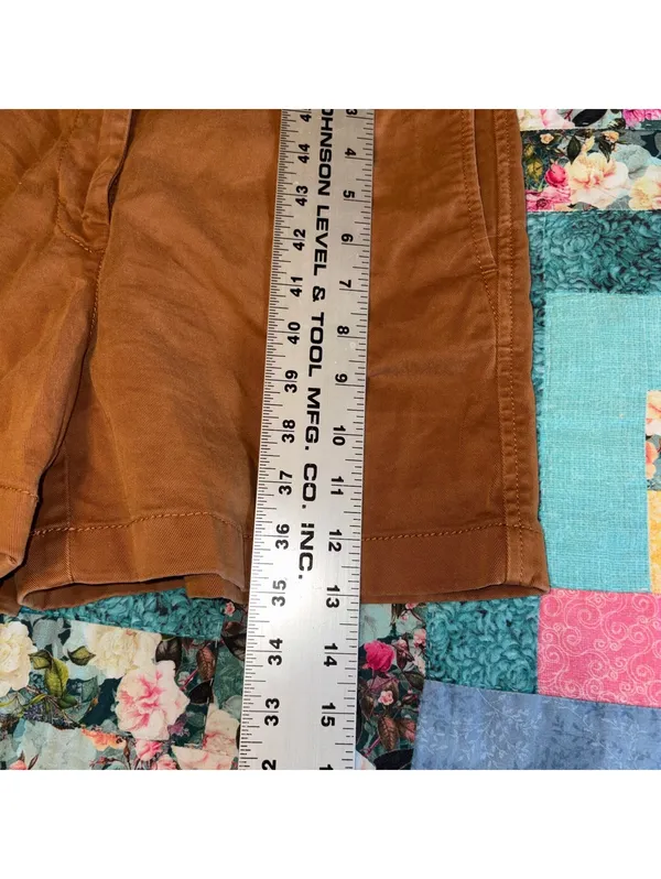 J.Crew $70 Woman’s Size 8 W 32 Stretch brown Summer chino shorts - Image 8