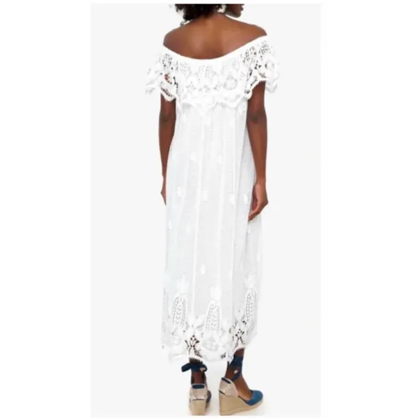 NEW Tuckernuck White Lace Avalon Maxi Dress Size XS - Image 2