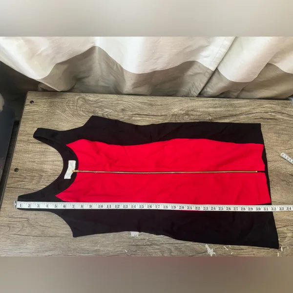 Amanda Uprichard black and‎ red body con dress size medium NWT - Image 4