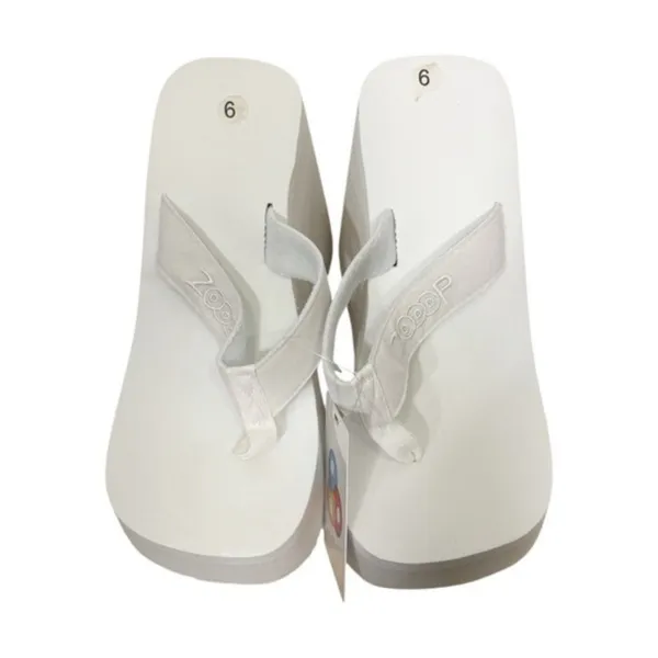 Vintage Zoop 90s Deadstock Platform Flip Flop Sandals Size 9 - Image 7