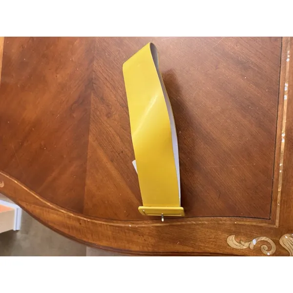 Unbranded Yellow leather statement belt wide Size S/M - Image 5