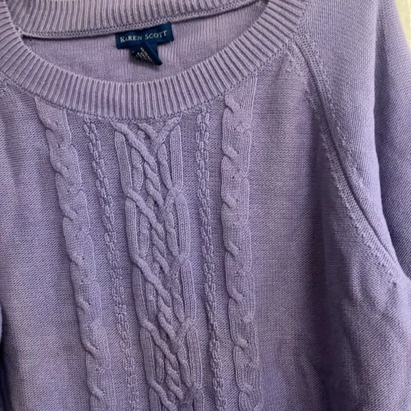 FINAL MARKDOWN Karen Scott cotton knit sweater xl - Image 2