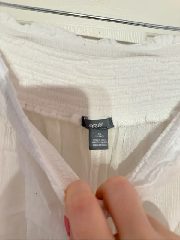 aerie white pants - Image 3