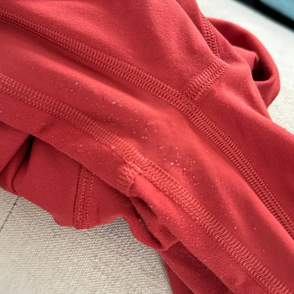 Lululemon Red Rust Leggings Size 2 High rise Align Tights 28” - Image 5