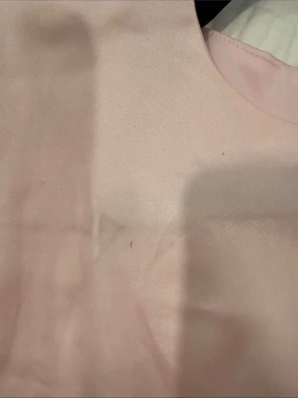 TCEC Pale Pink Satin Elastic-Hem Sleeveless Camisole - Image 3