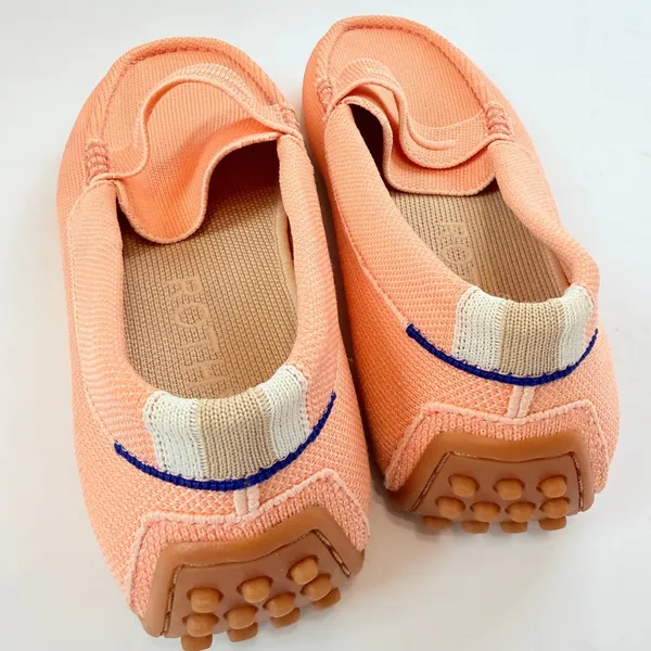 Rothy's The Daily Driver Coral Orange Knit Loafers Shoes Women's Size 7 - Image 7