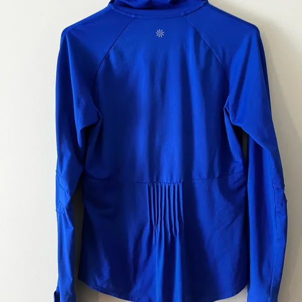 Athleta Blue Quarter-Zip Pullover - Image 2