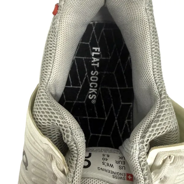 ON Cloudswift Women's Sneakers in White/Gray, Size 8.5 - Image 6