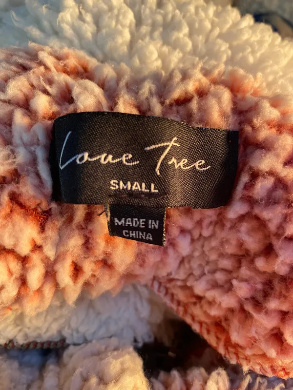 Love Tree Sherpa Jacket - Image 2