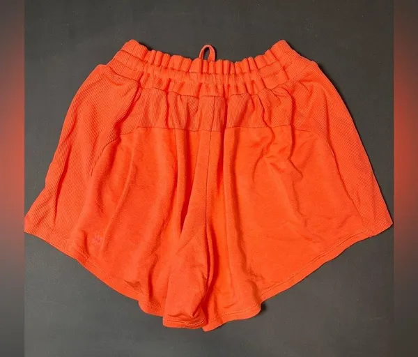 Casual Soft Cozy Orange Shorts Drawstring Women’s Sz XS NWOT - Image 3