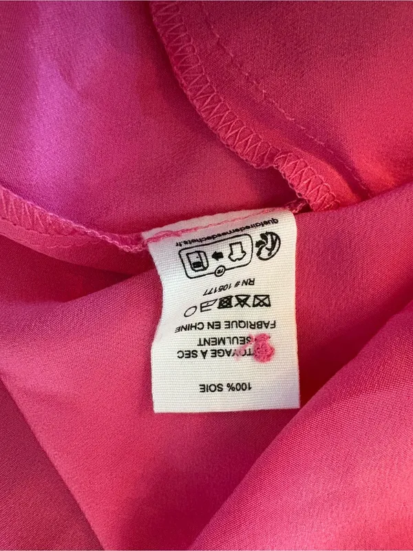 Ulla Johnson Adalyn Dress Women 6 Fuchsia Excellent Silk Ruffle Mini - Image 9
