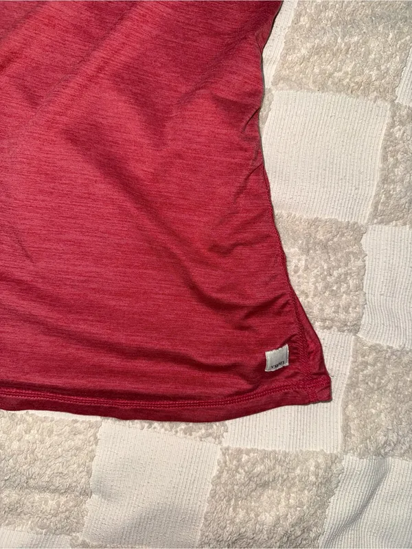Vuori Women's Lux Performance Tank Racerback Slim Fit‎ Rouching on side - Image 2