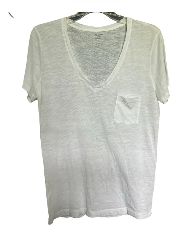 Madewell whisper cotton v neck pocket tee - Image 2