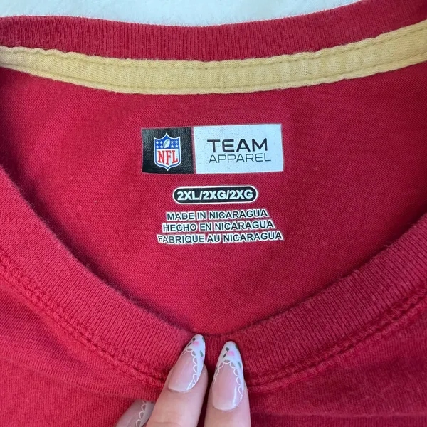 National Football League Team Apparel San Francisco 49ers red graphic long sleeve tee - Image 8