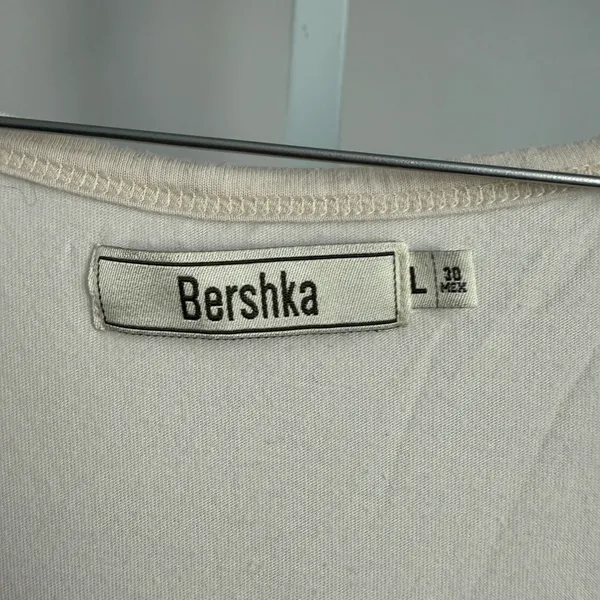 Bershka‎ Womens Large Fringe Tunic Top Free Show Graphic Bohemian Festival - Image 5