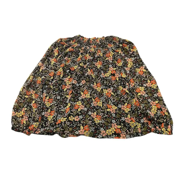 LOFT smocked neck floral blouse - Image 4