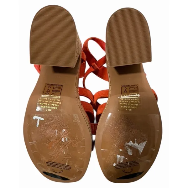 Free People Lisbon Sunstar Mary Jane‎ Platform Sandals Women's Size 8.5 - Image 8