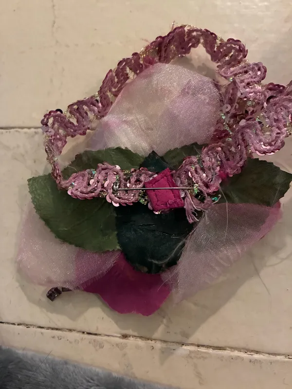 Handmade Sequined Wedding Prom Garter  - Image 2