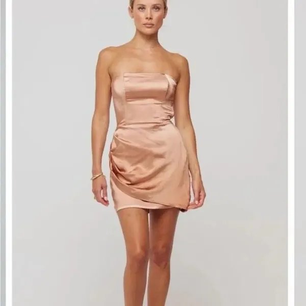 ✨Resa Cindy Mini Sz XS Dress in Copper✨ - Image 3