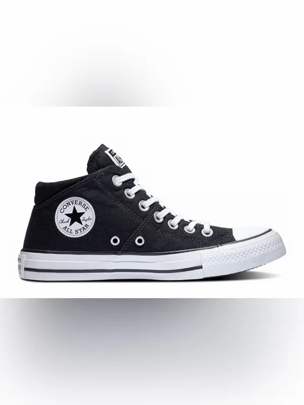 NWOB Converse Black & White High-Top Sneakers Size 7.5 - Image 2