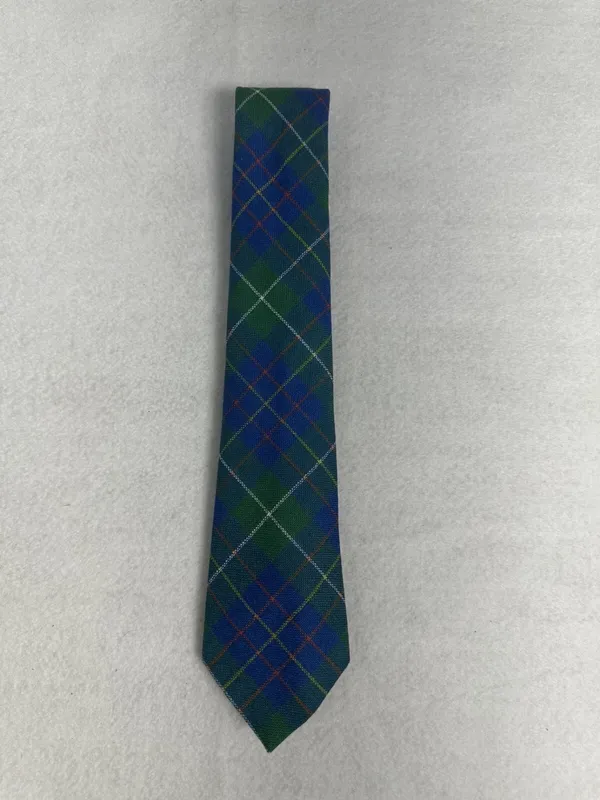 Inglis Scotland Mens Tie New Wool Tartan Green Plaid Necktie Vintage Cravats - Image 2