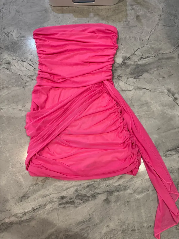 Amanda Uprichard Anja Strapless Mini Dress - Image 3