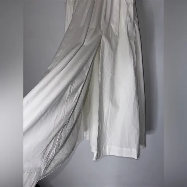 nwt abercrombie and‎ fitch For The Trevor Project White Cotton Maxi Skirt M Tall - Image 8