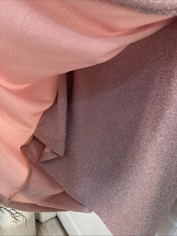 Lulu's Shimmery Light Pink mini dress - Image 6