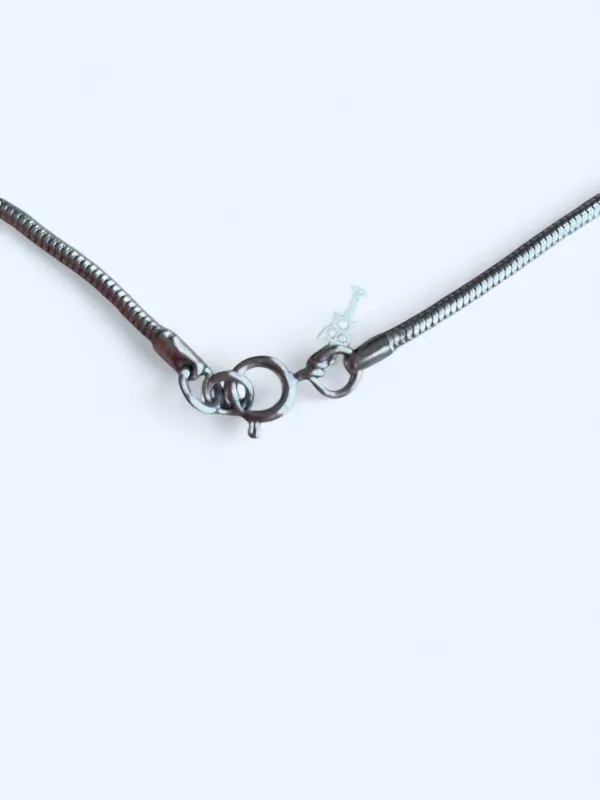 Minimalist Vintage Cube Pendant Necklace by Trifari - Image 4