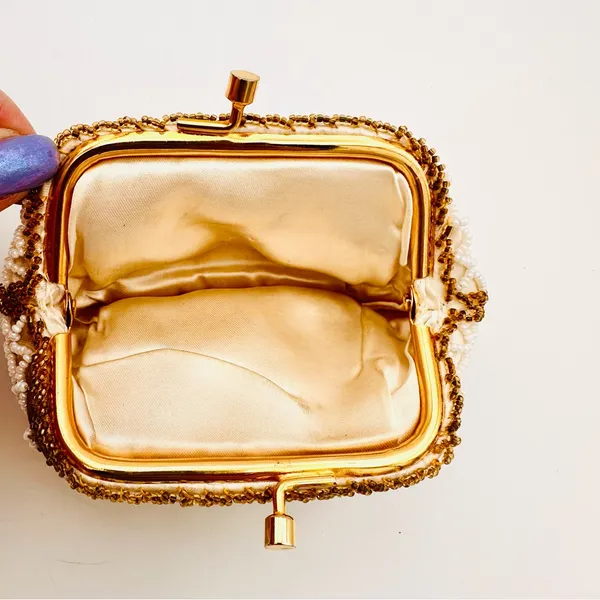DeLill Vintage Beaded Coin Purse - Image 8