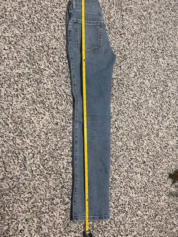 Hollister High Rise Straight Jeans, Size 000R/23 - Image 8