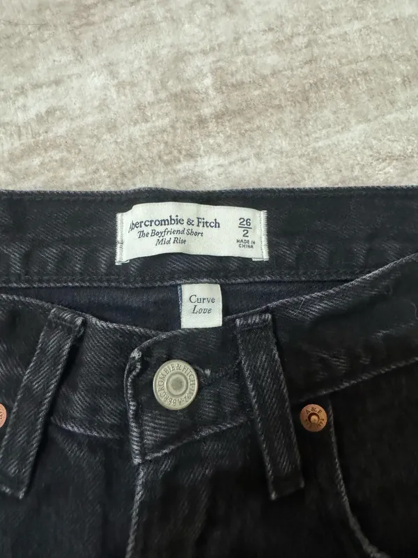 Abercrombie boyfriend shorts curve love size 26/2 - Image 3